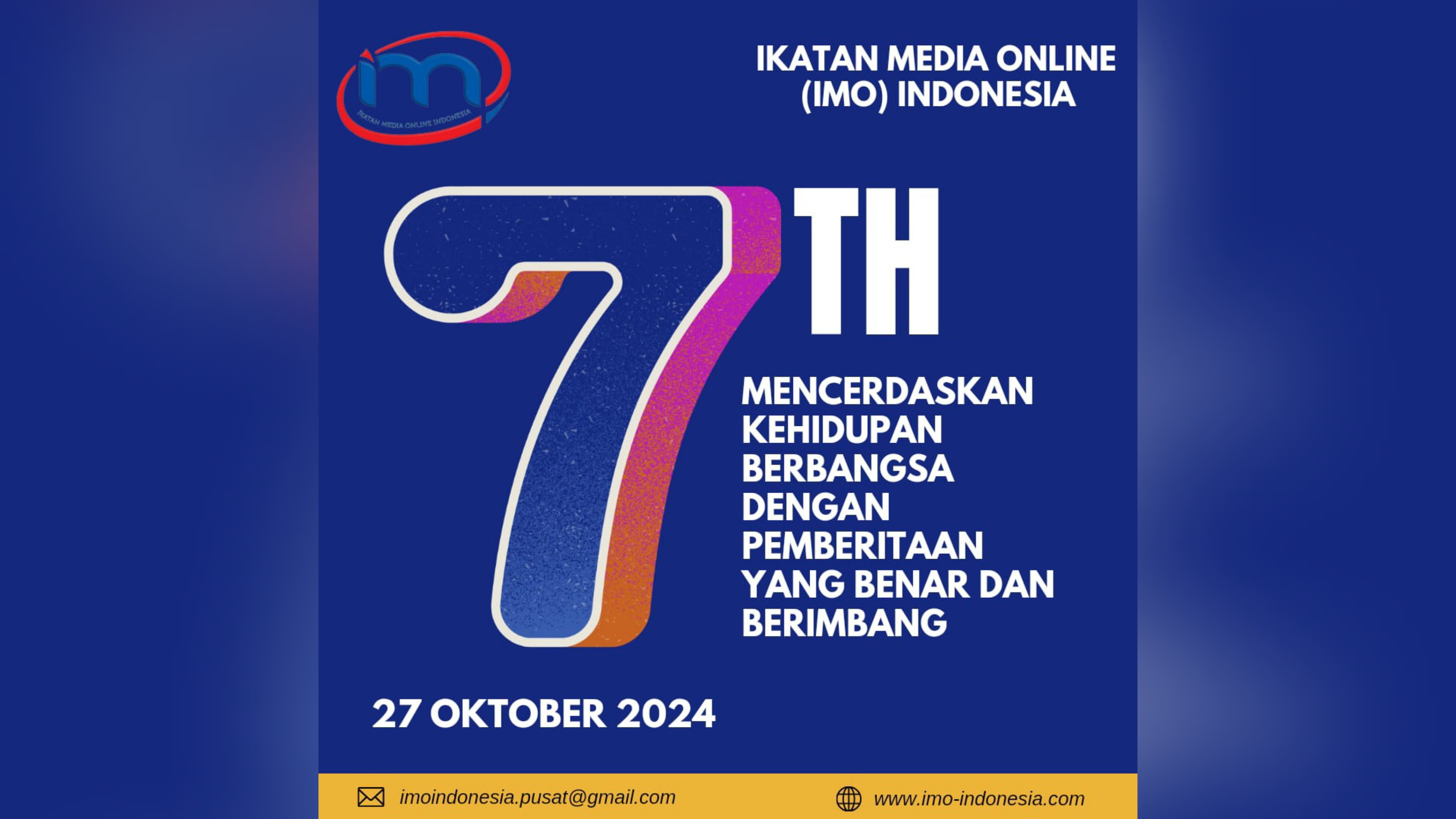 Genap Tujuh Tahun, IMO-Indonesia Semakin Eksis Jalankan Peran dan Fungsi Pers