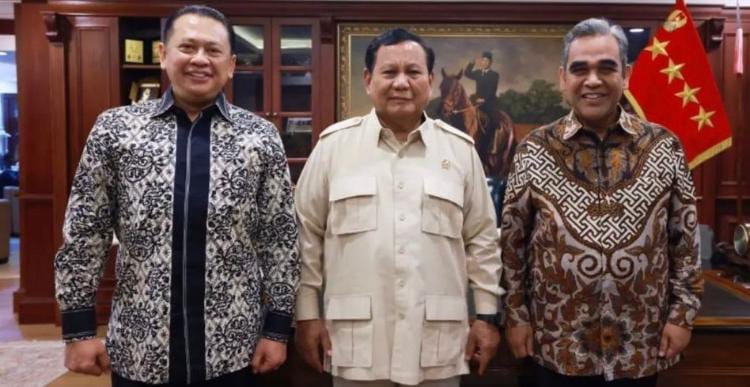 Bertemu Prabowo Subianto,Bamsoet Sampaikan Prabowo Sambut Baik Langkah Kebangsaan MPR RI Terkait Bung Karno, Pak Harto dan Gusdur
