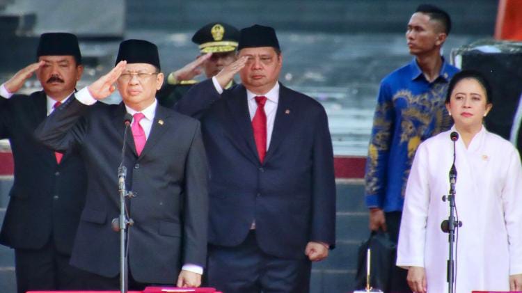 Bacakan Teks Pancasila dalam Upacara Peringatan Hari Kesaktian Pancasila, Bamsoet Ingatkan Pentingnya Penguatan Nilai-Nilai Pancasila
