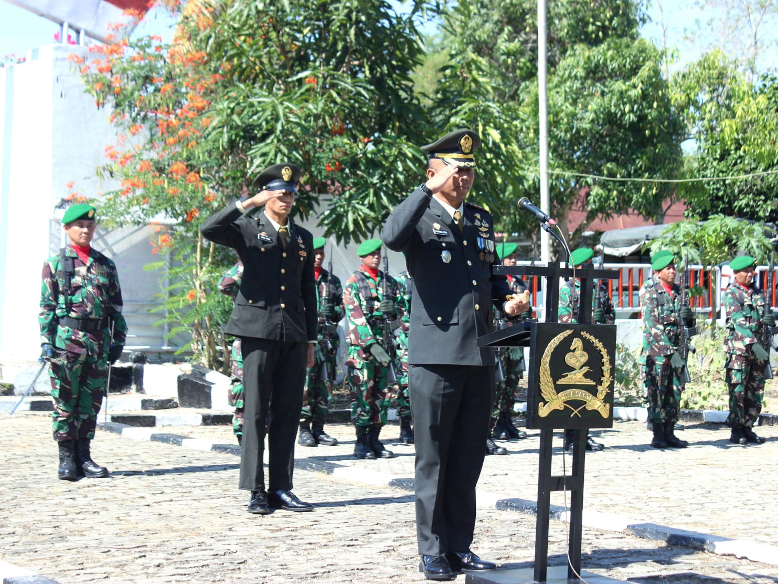 Rayakan HUT TNI Ke-79, Kodim 1613 Sumba Barat Gelar Upacara