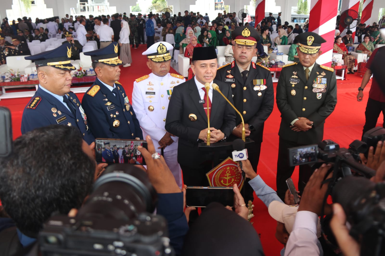HUT ke-79 TNI, Pj Gubernur Sumut Agus Fatoni Sebut TNI Makin Responsif, Intergratif, Moderen dan Adaptif