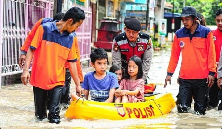 BNPB Mencatat Korban Terdampak Banjir di Kota Tebing Tinggi Berjumlah 10.586 Jiwa