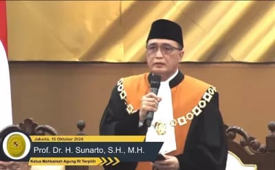 Sunarto Resmi Didapuk Jadi Ketua MA