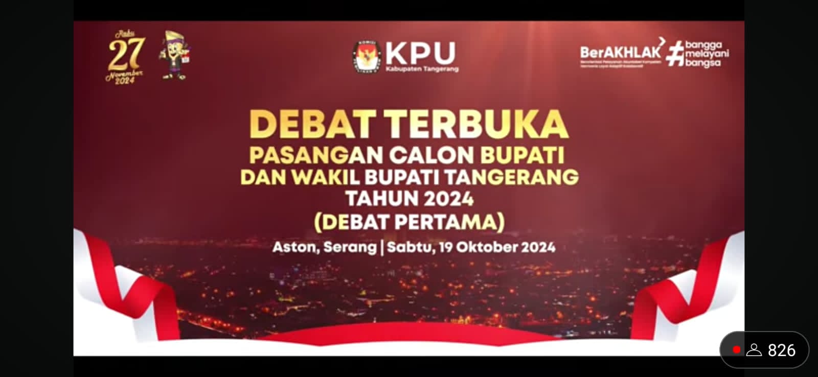 Debat Cabup-Cawabup Kabupaten Tangerang, Thohirudin: Visi Mereka Tak Fokus ke Rakyat