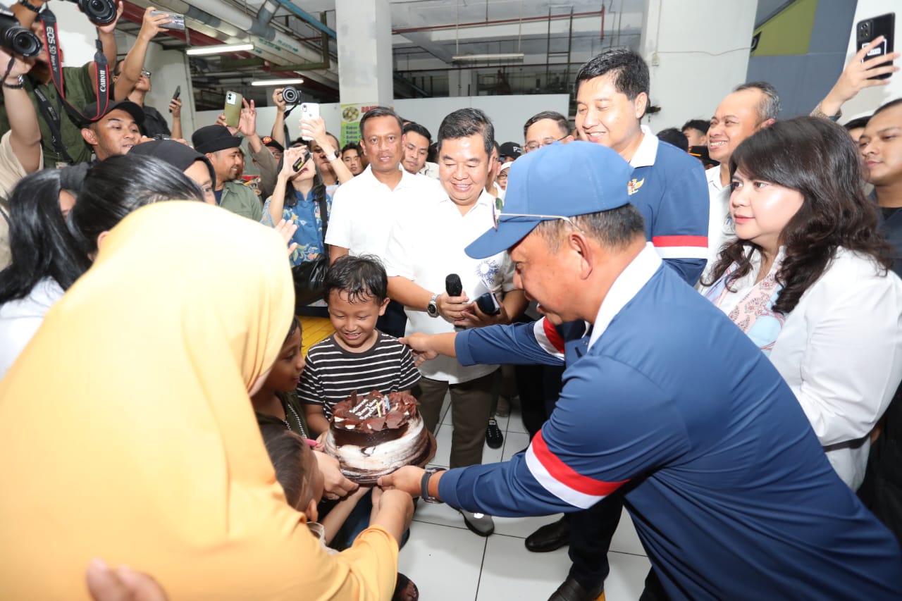 Tito Dapat Kejutan Saat Tinjau Rusun Pasar Rumput di Setiabudi