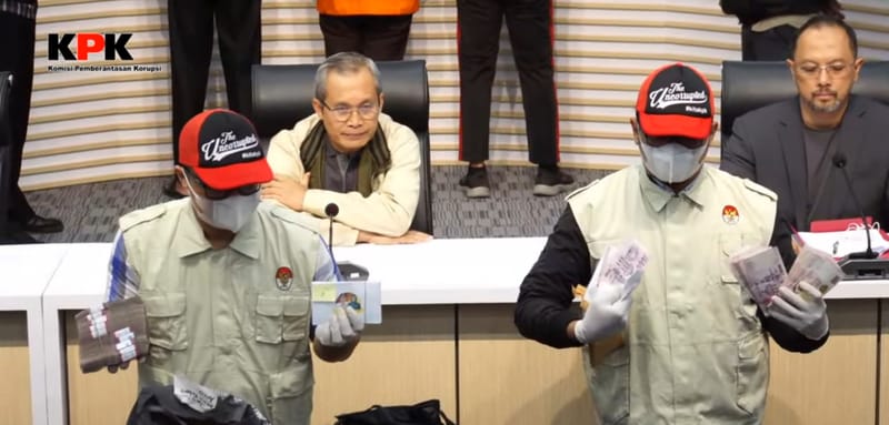 KPK Sita Uang Senilai Rp7 M dari Hasil OTT Gubernur Bengkulu