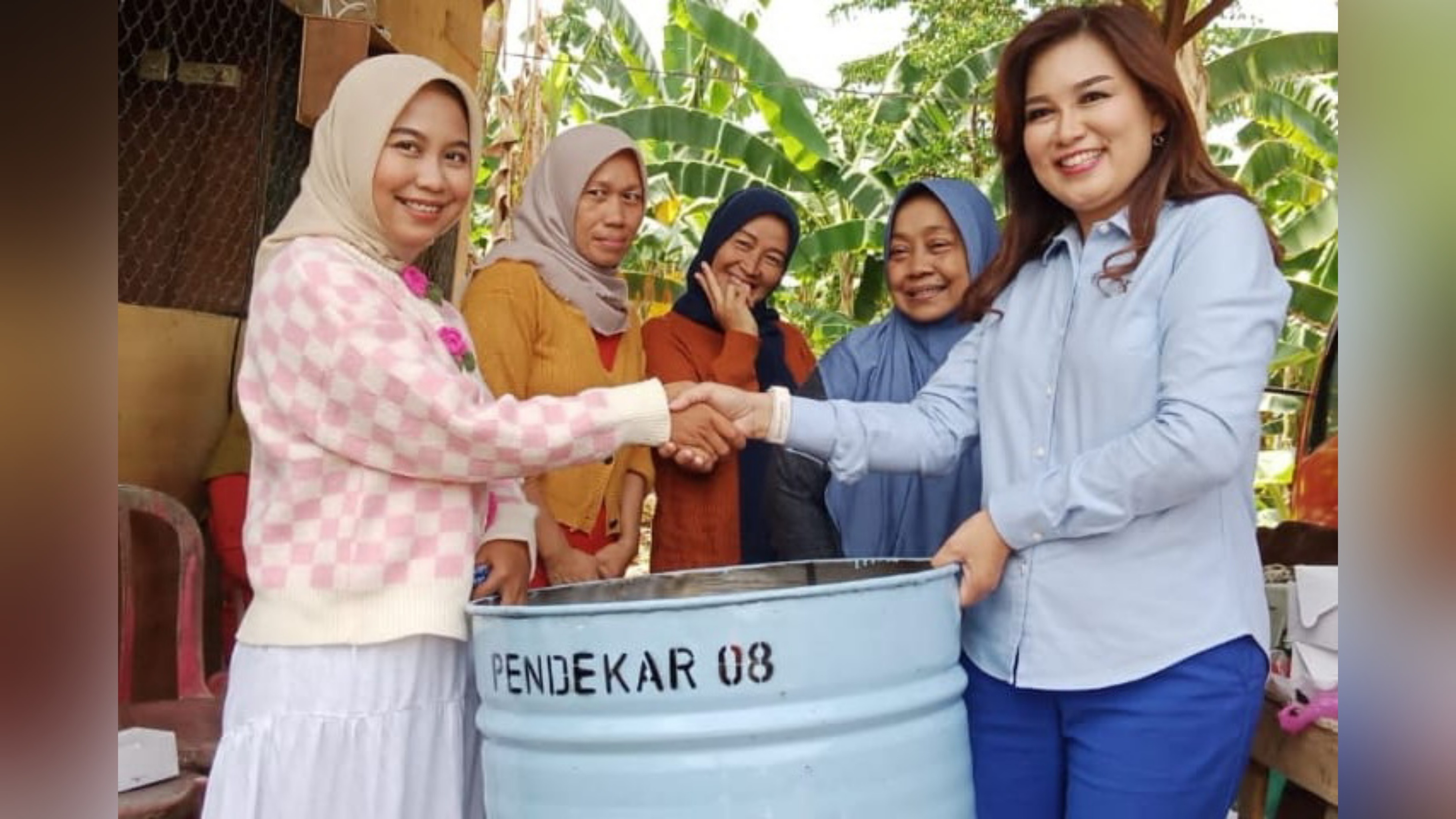 Dukung Cagub Andra Soni, Ketua Umum Pendekar 08 Gelar Gerakan Peduli Lingkungan