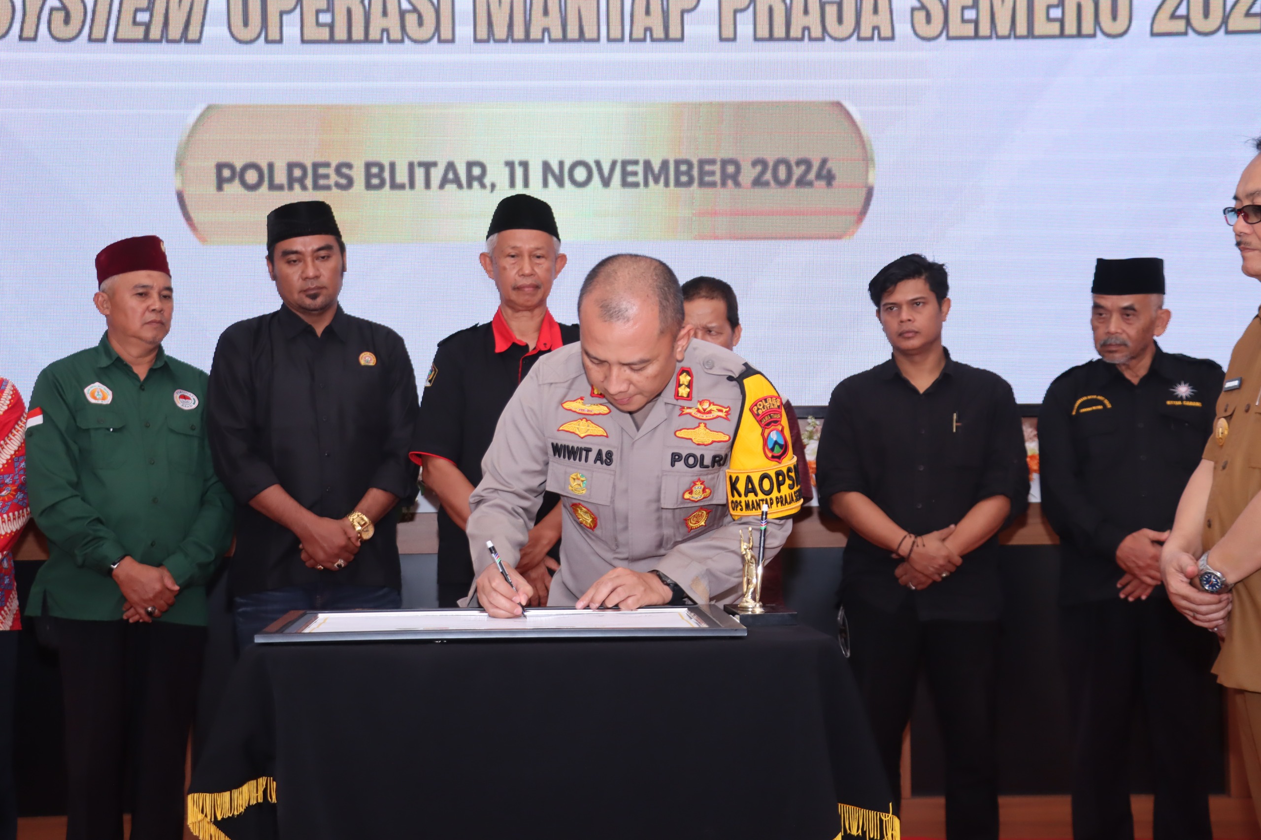 Cooling system, Polres Blitar Bersama Forkopimda dan Perguruan Pencak Silat Blitar Raya Gelar Silaturahmi Jelang Pilkada 2024