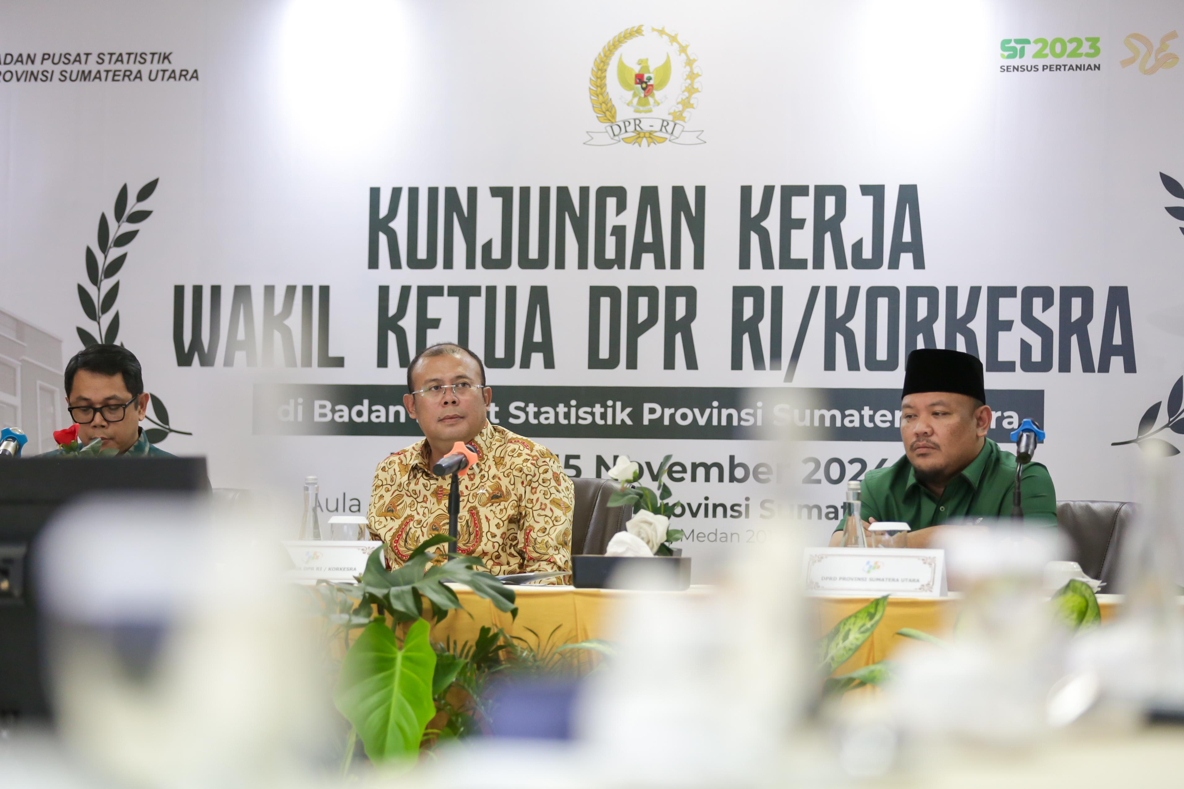 Ke Medan, Cucun Cek Kesiapan BPS Sumut Terima Tugas Satu Data Indonesia