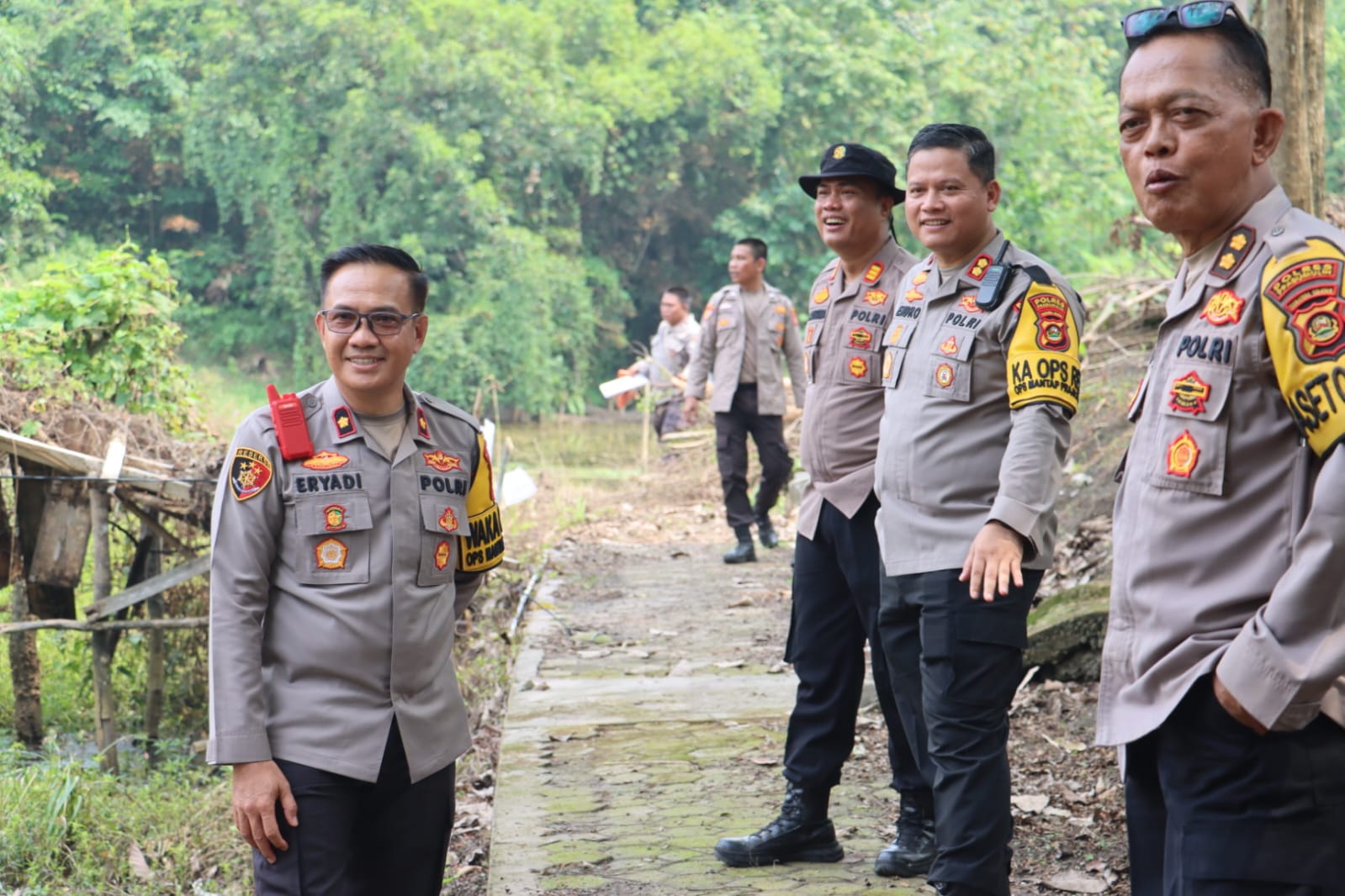 Polres Prabumulih Dukung Program Ketahanan Pangan, Lakukan Peninjauan dan Penaburan Bibit Ikan
