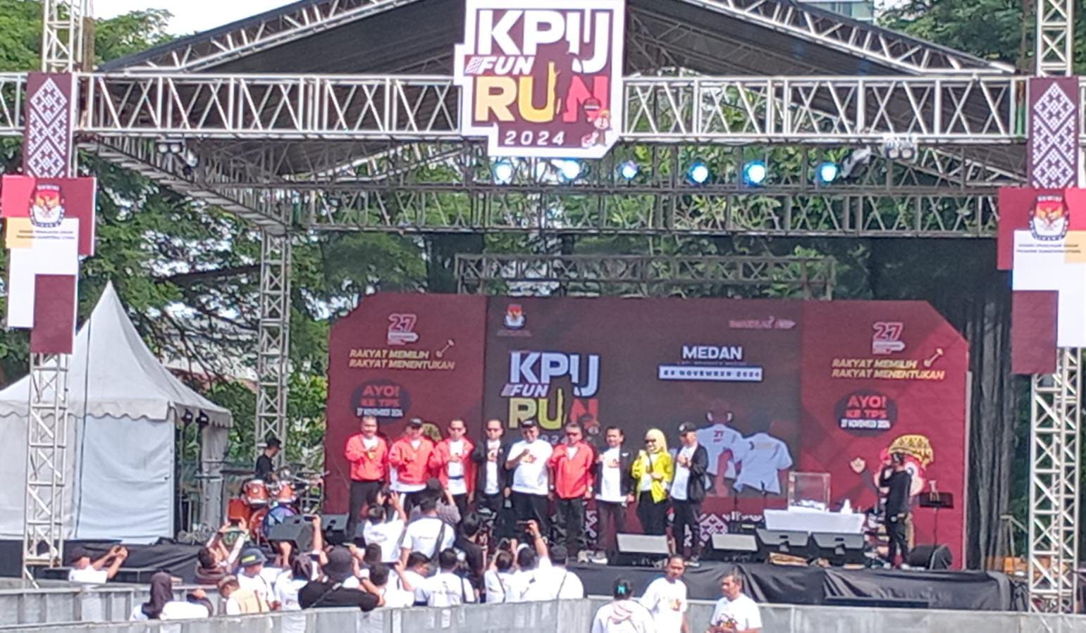 KPU Sumut Kampanyekan Pilkada Serentak 2024, Sosialisasi Pemilu sehat dan Partisipasi Masyarakat Memilih
