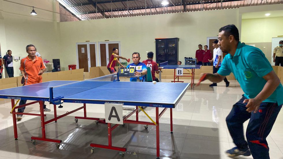 Semarak Turnamen Tenis Meja Iskak Cup 2024 di RSUD dr. Iskak