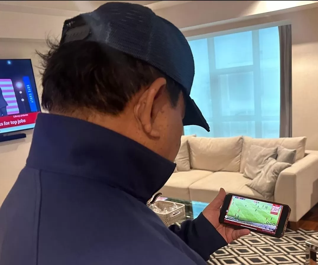 Prsiden Saksikan Laga Indonesia vs Jepang