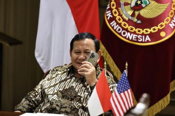Prabowo Beri Ucapan Selamat kepada Donald Trump Usai Kembali Terpilih sebagai Presiden AS
