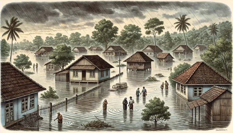 Lebih dari Seribu Unit Rumah Terdampak Banjir di Kabupaten Asahan