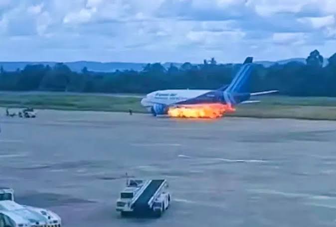 Empat Penumpang Pesawat Trigana Air Terluka