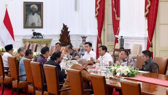 Gibran Hadiri Pertemuan Prabowo dengan Sejumlah Pimpinan Parpol Koalisi