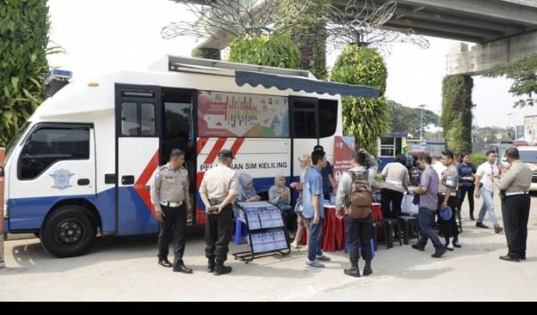 Layanan SIM Keliling Jakarta Tersedia di Lima Tempat Hari Ini
