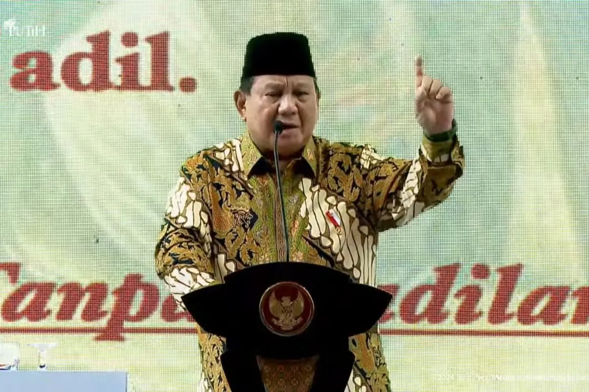 Prabowo Tegaskan Pentingnya Sikap Arif
