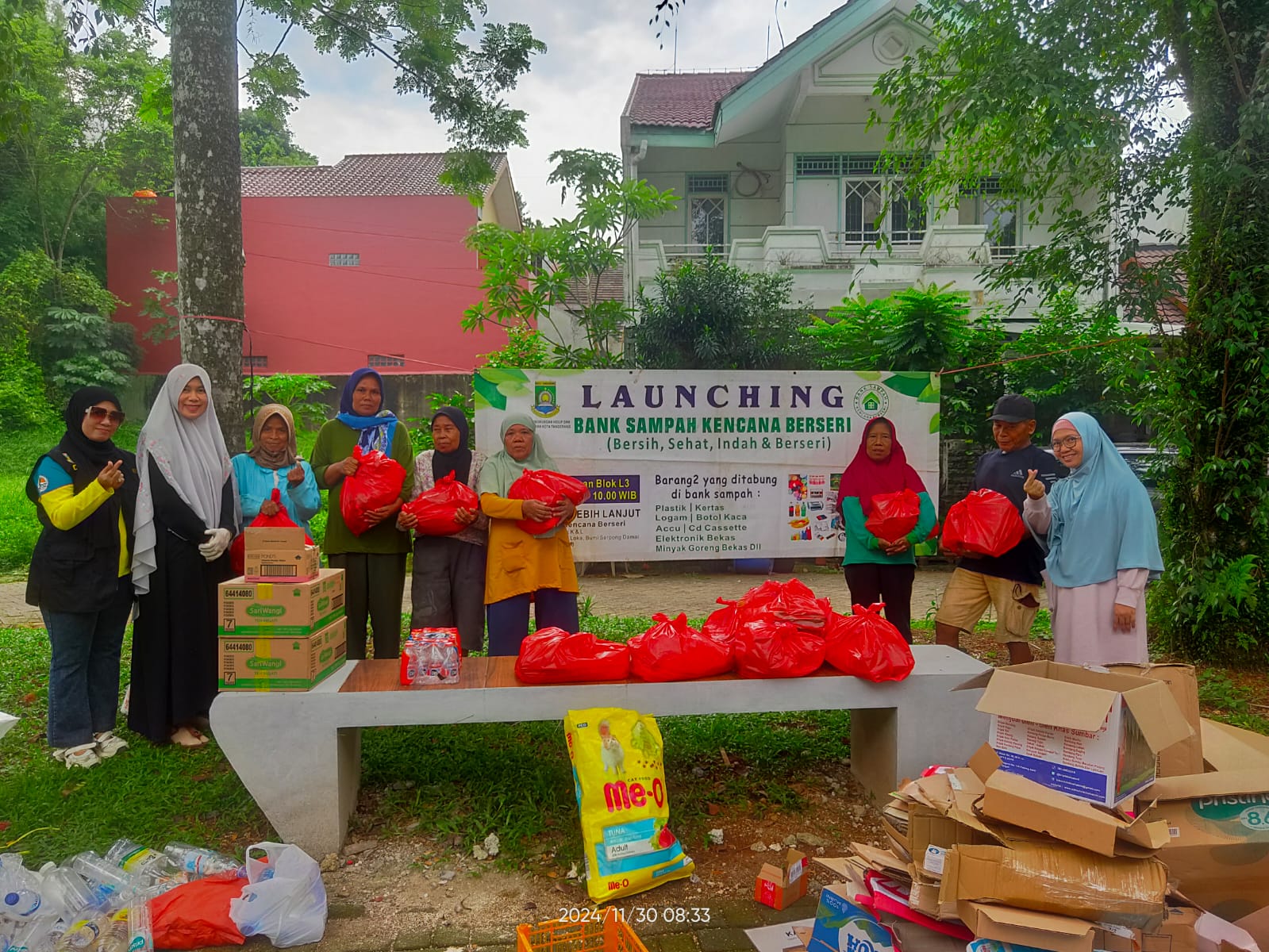 Serangkaian Kegiatan di HUT Bank Sampah Kencana Berseri