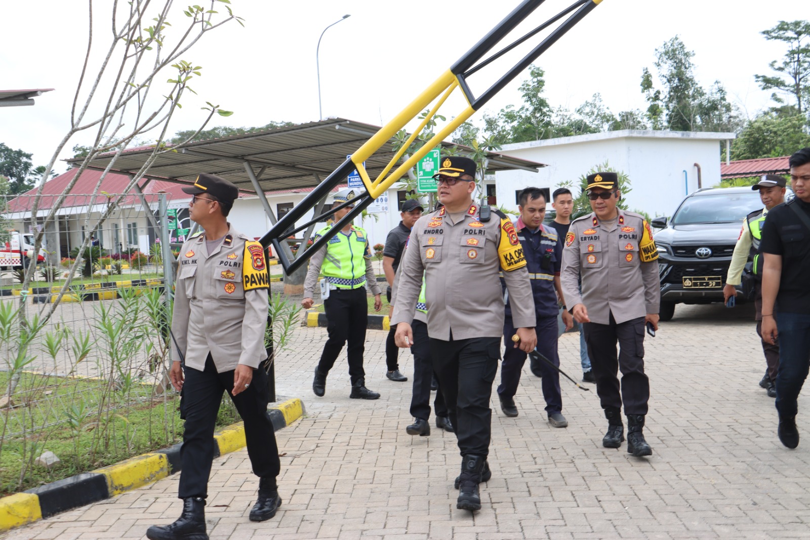 Kapolres Prabumulih Lakukan Pengecekan Arus Lalu Lintas jelang Nataru