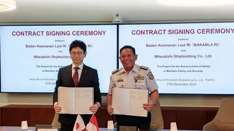 Indonesia Terima Hibah Kapal Patroli dari Jepang