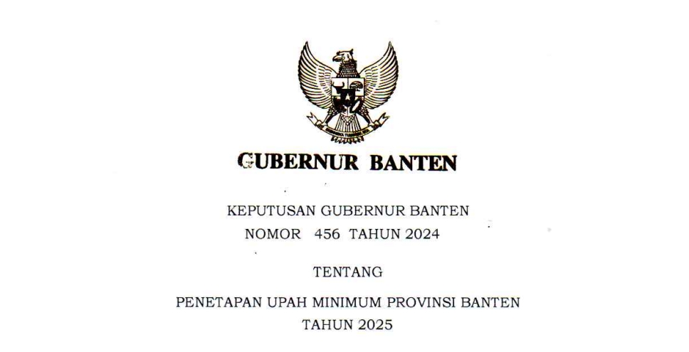 Jumlah Unsur Belum Lengkap, Penetapan UMP dan UMSP Oleh Pj. Gubernur Banten Dipertanyakan