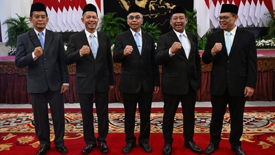 Pimpinan Baru KPK Jalani Induksi