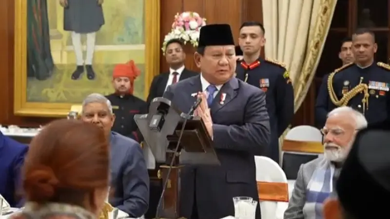 Prabowo Berterima Kasih atas Sambutan Isrimewa Pemerintah India