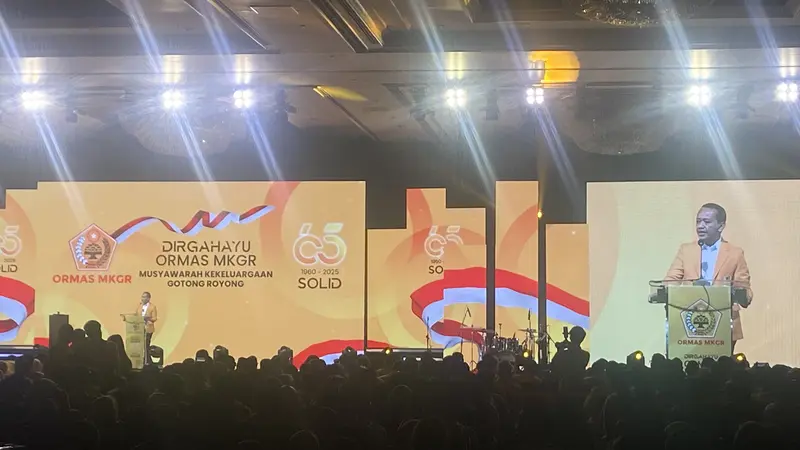 Bahlil Hadir di Acara Rakernas MPO MKGR