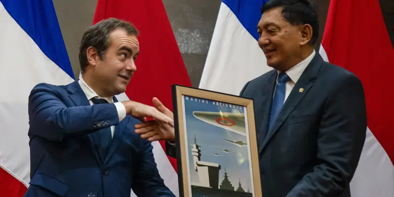 Menhan Terima Kunjungan Kehormatan Sebastien Lecornu