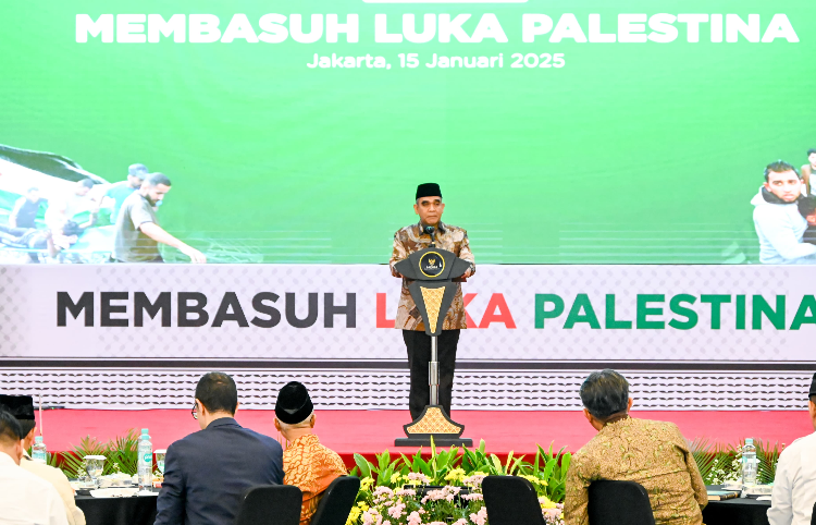 Ketua MPR Ahmad Muzani : MPR Mendukung Perjuangan BAZNAS Memberi Bantuan Kemanusiaan untuk Palestina