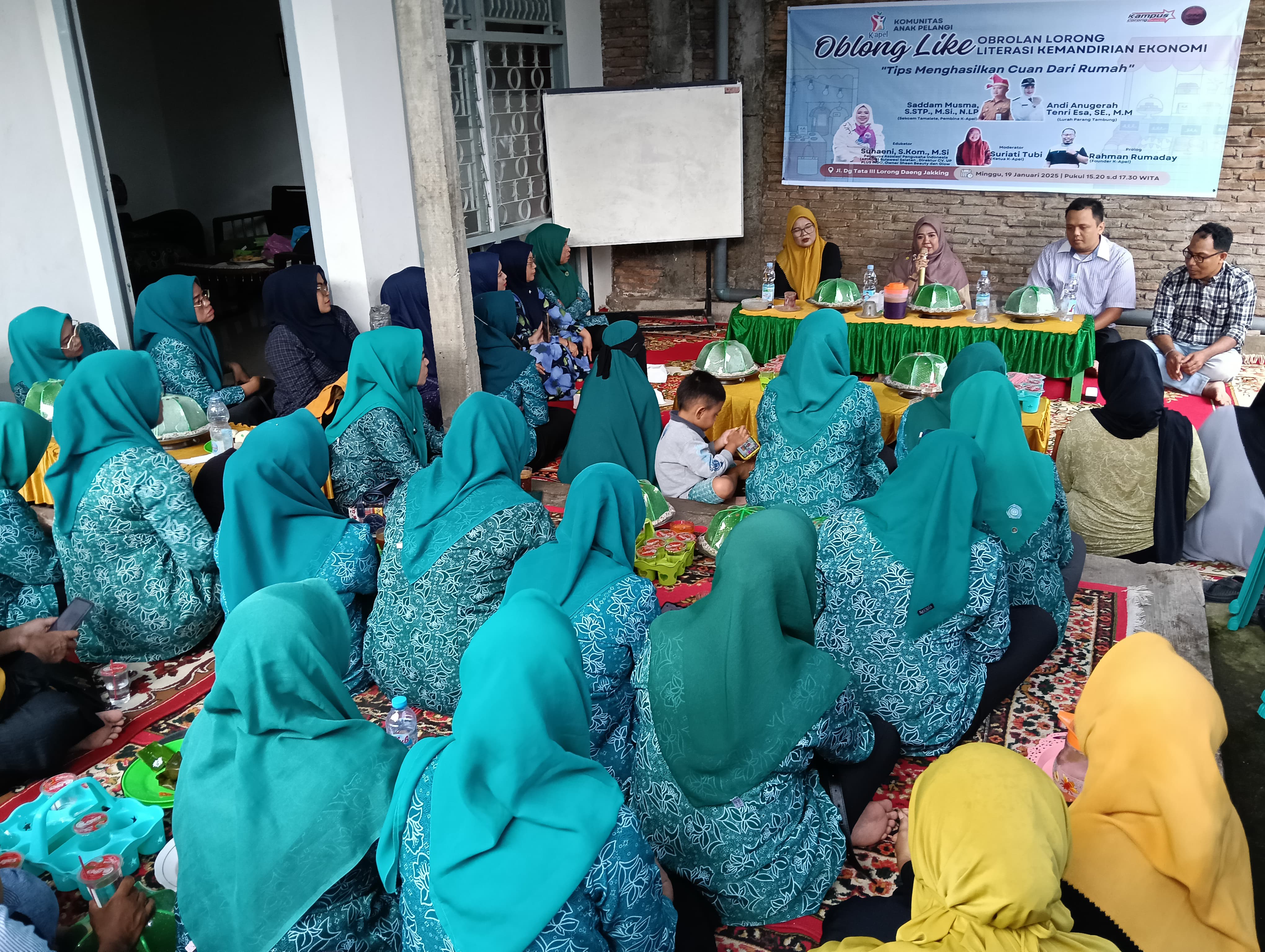 K-Apel Gandeng Ibu-Ibu PKK Kelurahan se-Kecamatan Tamalate Adaka Oblong Like