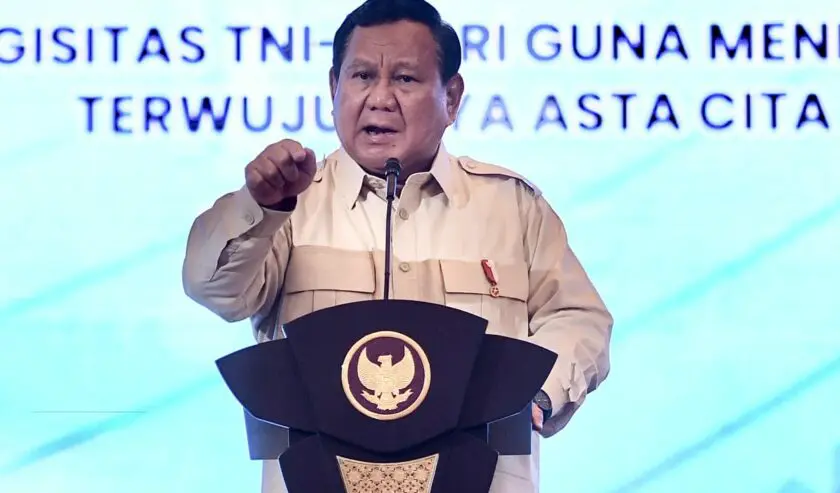 Prabowo Tegaskan Arti Keberadaan Pimpinan TNI-Polri