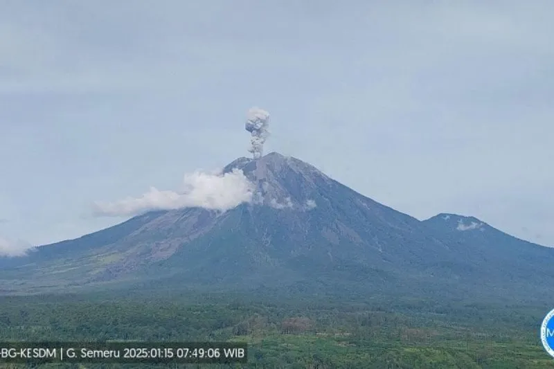Gunung Semeru Kembali Erupsi
