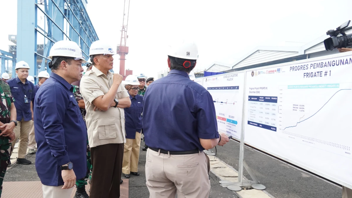 Menhan Targetkan 2 Unit Kapal Perang Fregat Merah Putih