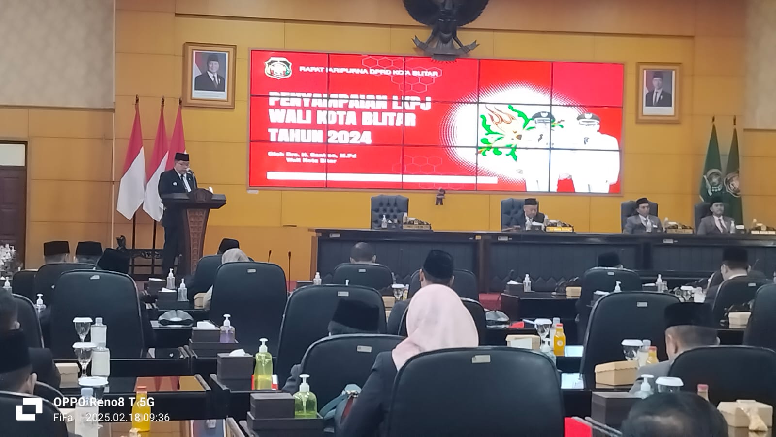 Ketua DPRD Kota Blitar Gelar Rapat Paripurna, Terkait LKPJ Wali Kota 2024 ini Tanggapan dr. Syahrul Alim