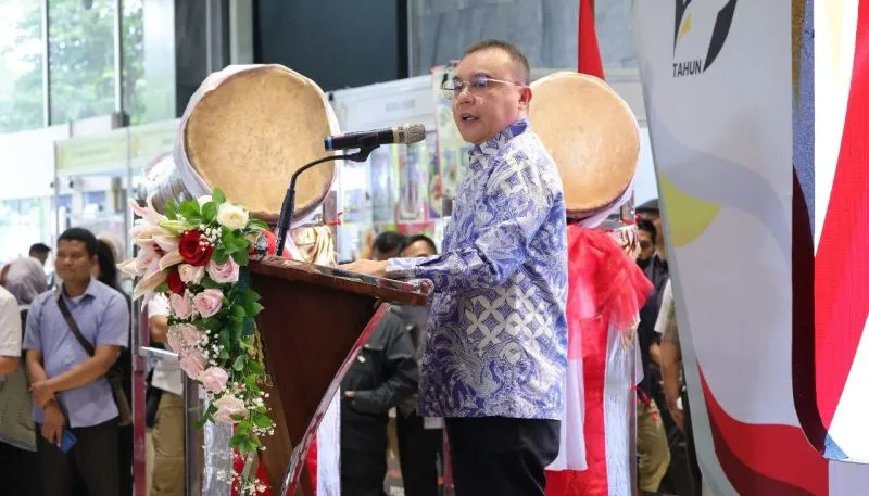 HUT Gerindra ke-17, Dasco Buka Kegiatan Bazar UMKM