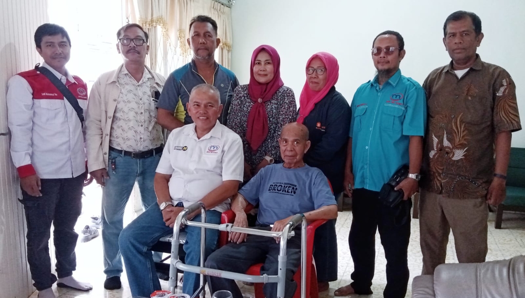 HPN 2025, Pengurus IMO-Indonesia DPW Sumatera Utara Sambangi Wartawan Senior