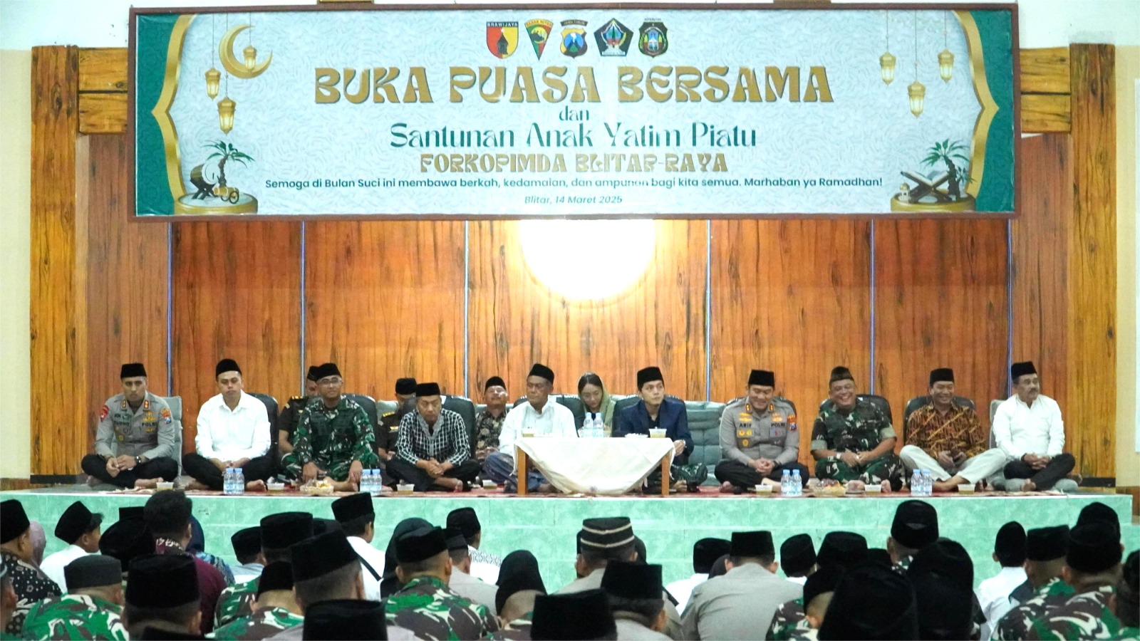 Elym Tyu Samba Wakil Wali Kota Blitar Apresiasi Kekompakan TNI - Polri Jaga Kondusifitas Selama Ramadhan 1446H