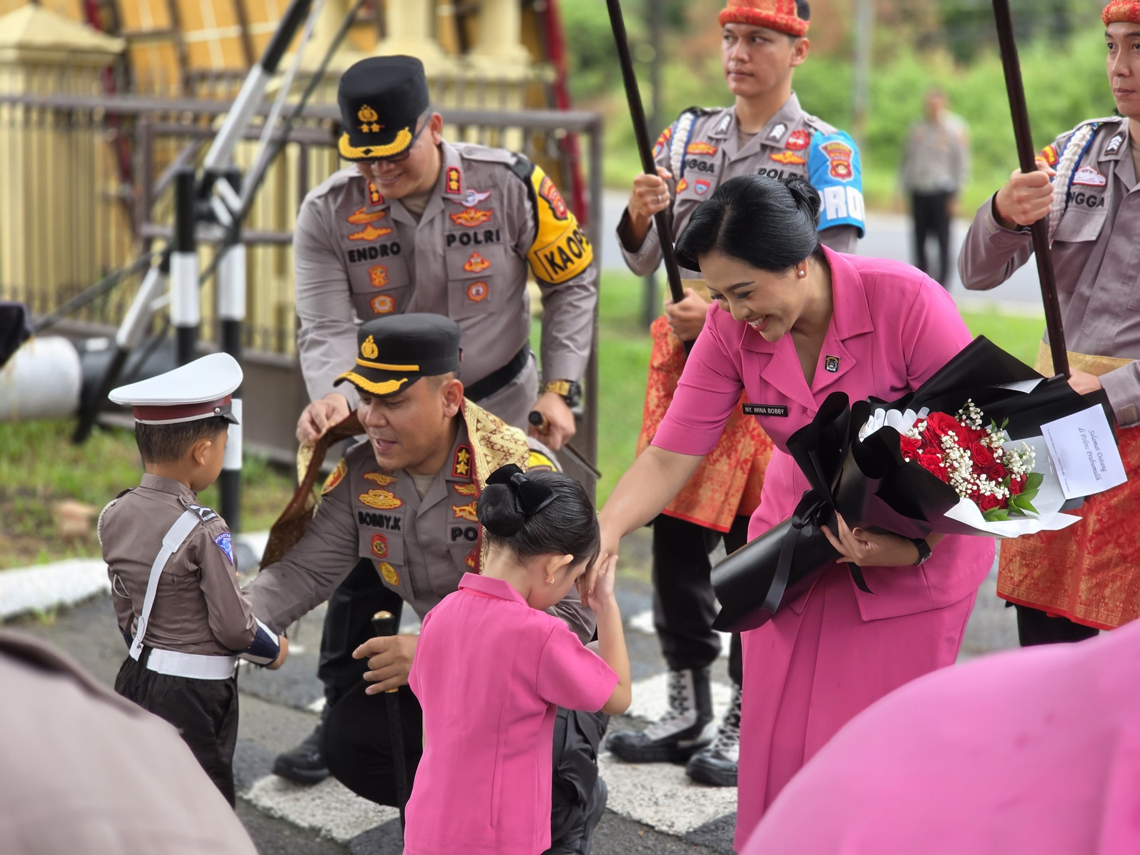 Polres Prabumulih Gelar Penyambutan dan Pelepasan