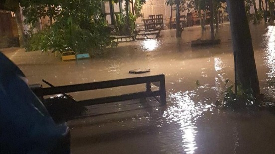 Belasan Orang Terjebak Banjir di Kabupaten Gunungkidul