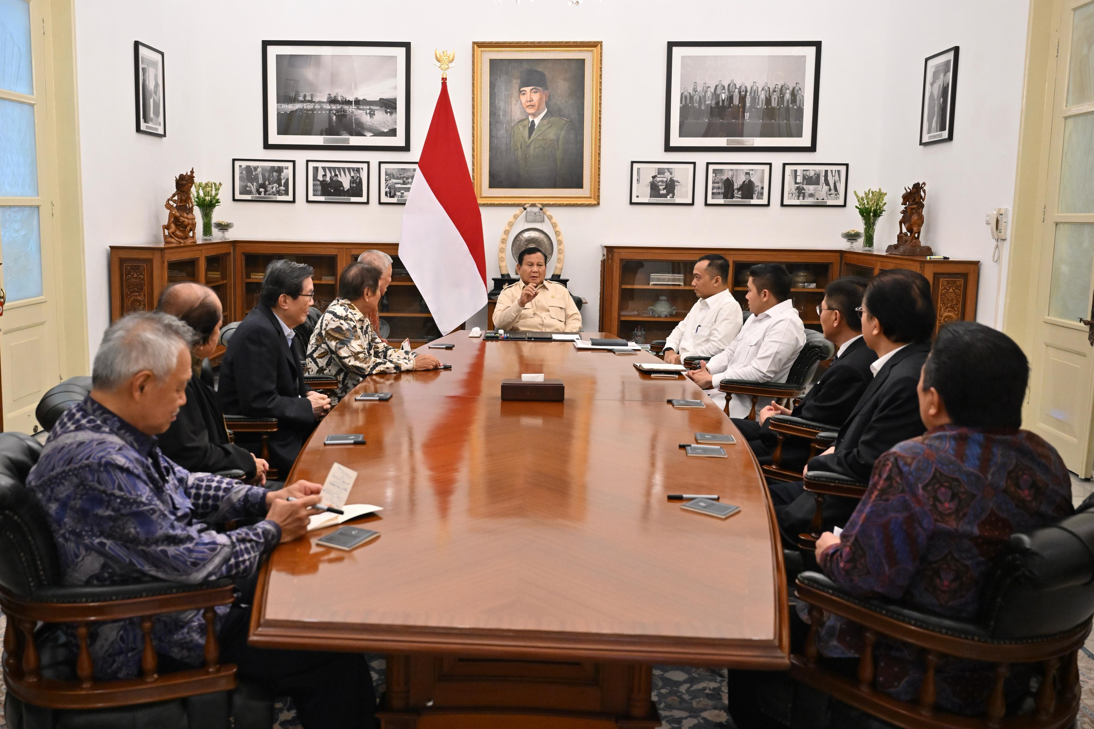 Delapan Pengusaha Raksasa Temui Presiden Prabowo