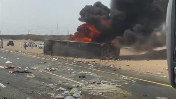 Bus Pembawa Jemaah Umrah Kecelakaan, 6 WNI Meninggal Dunia