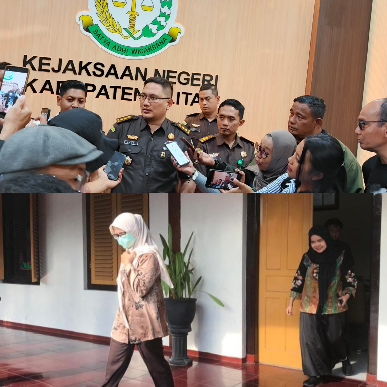 Mantan Bupati Blitar Rini Syarifah Pertama Diperiksa Kejari Terkait Dugaan Korupsi Sabo Dam Kali Bentak