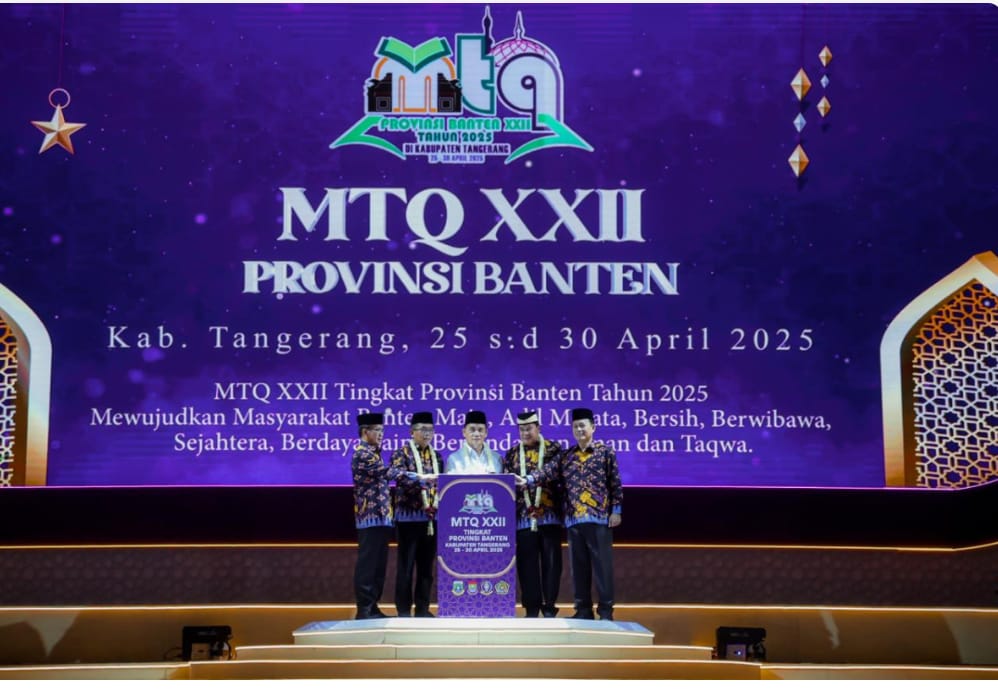 MTQ ke-XXII Dibuka Wamenag, Gubernur Banten Ajak Masyarakat Amalkan Isi Kandungan Al Quran