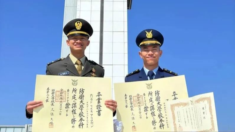 Siswa Taruna TNI Raih Gelar Lulusan Terbaik Pendidikan Jepang