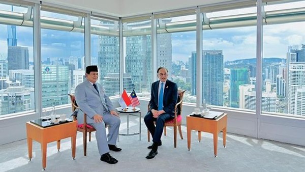 Prabowo Rencana Temui Anwar Ibrahim Malam Ini