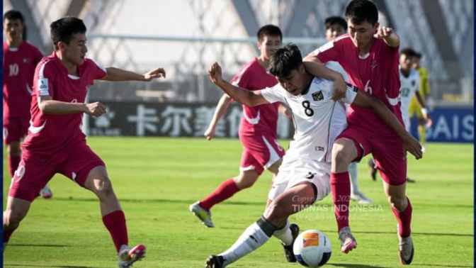 Garuda Muda Dibantai Tanpa Ampun Timnas Korea Utara