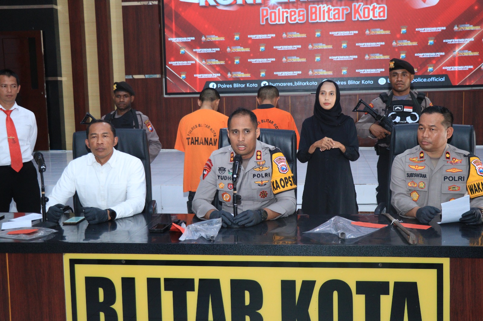 Polres Blitar Kota Berhasil Ungkap Kasus Tindak Pidana Pencurian yang Dilakukan di 21 TKP